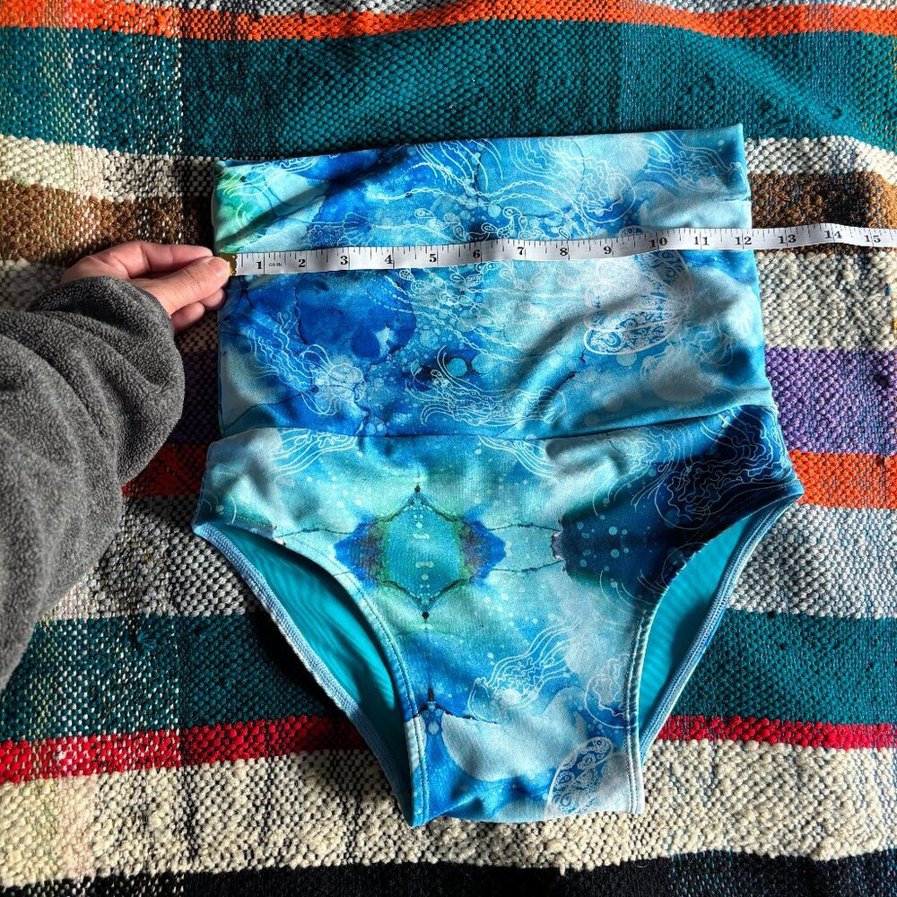 NWOT The Bendy Brand Under The Sea Pole Shorts - Blue, Size S